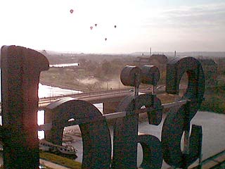 extremgrilling and balloning am anderen Ufer